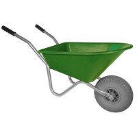 Kinderkruiwagen 35L groen met softwiel