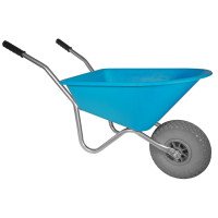 Kinderkruiwagen 35L blauw met softwiel