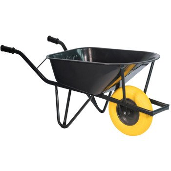 Bouwkruiwagen staal 85 Liter – Verzwaard – Softwiel