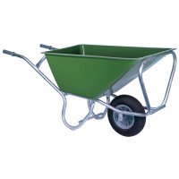 Stalkruiwagen PRO 160L groen – Volledig gelast frame